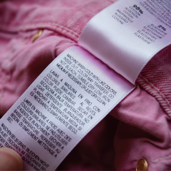 MOTHER Superior High Waisted Rider Flood into the mist Pink Jeans, Size 33 - Picture 6 of 11